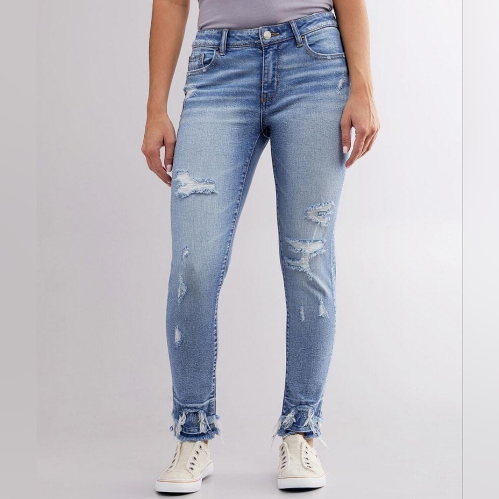 BKE Stella Mid-Rise Ankle Skinny Stretch Jean Size 23